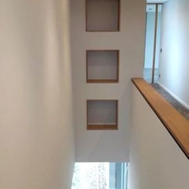 Einbauschrank Treppenauge